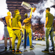 Digital Chaos in front of the crowd in Malaysia after winning their first big tournament. Credit: ESL.
